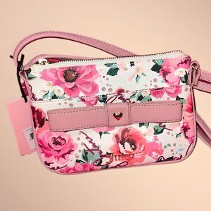 Juicy Couture Pick Ur Petal Peek A Bow Floral Pink Crossbody